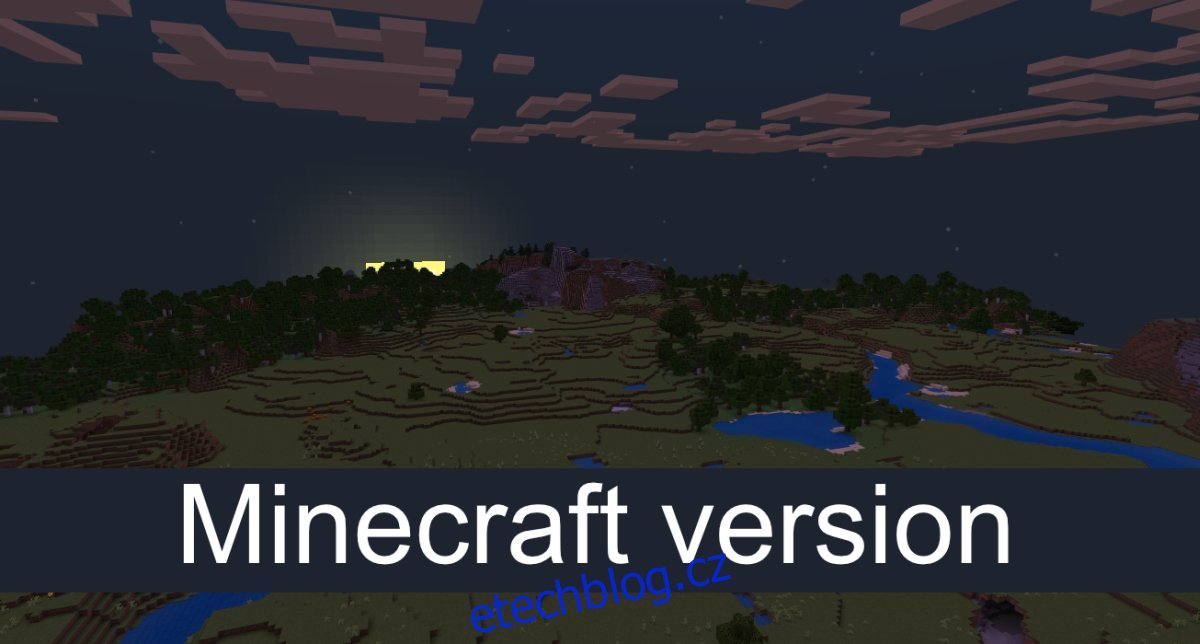 Minecraft verze