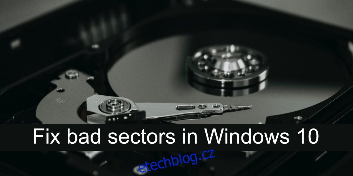 opravit vadné sektory ve Windows 10