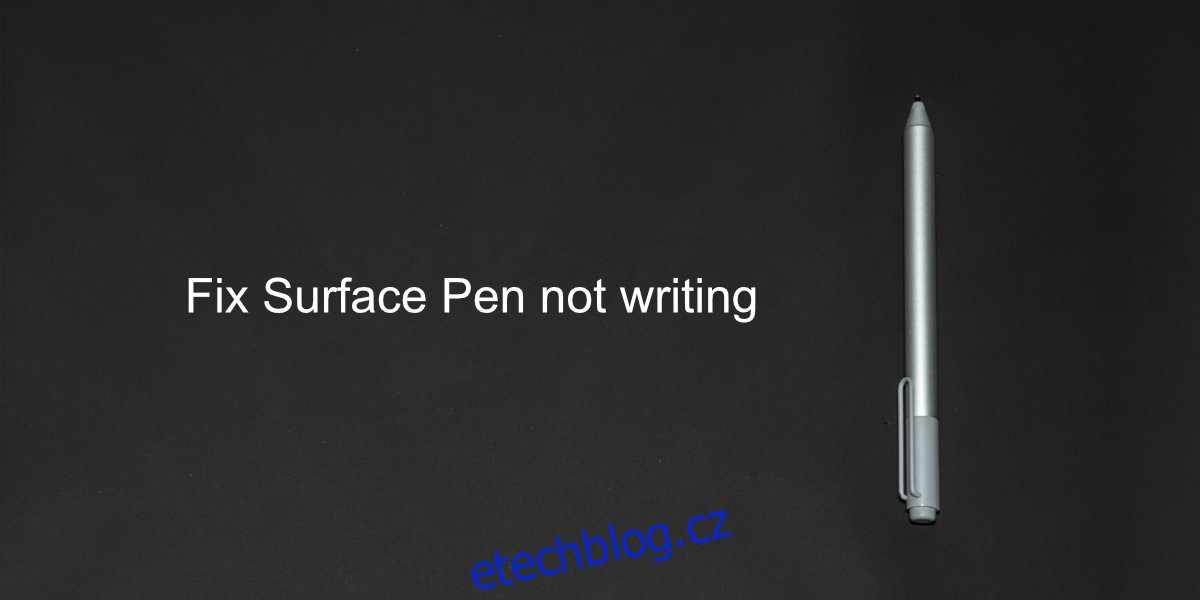 Pero Surface Pen nepíše