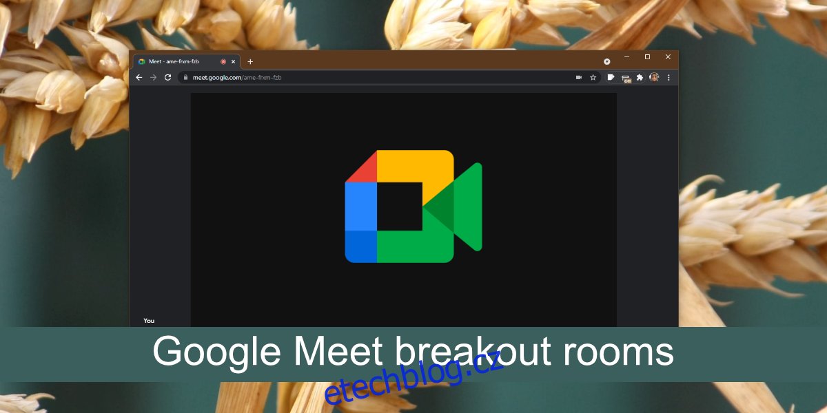 Dílčí místnosti Google Meet