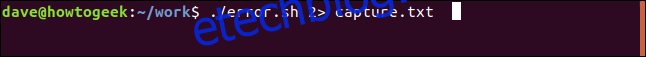 ./error.sh 2> capture.txt v okně terminálu” width=”646″ height=”57″ onload=”pagespeed.lazyLoadImages.loadIfVisibleAndMaybeBeacon(this);”  onerror=”this.onerror=null;pagespeed.lazyLoadImages.loadIfVisibleAndMaybeBeacon(this);”></p>
<p>Chybová zpráva je přesměrována a zpráva stdout echo je odeslána do okna terminálu:</p>
<p ><img class=