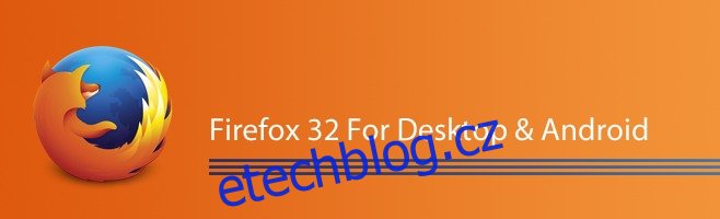 Nové funkce ve Firefoxu 32 pro stolní počítače a Android