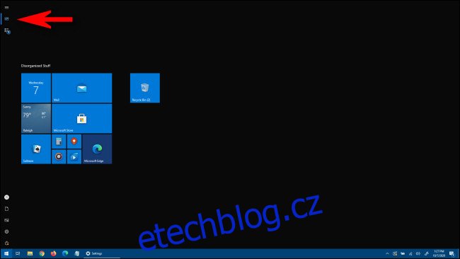 Jak povolit nebo zakázat nabídku Start na celé obrazovce systému Windows 10