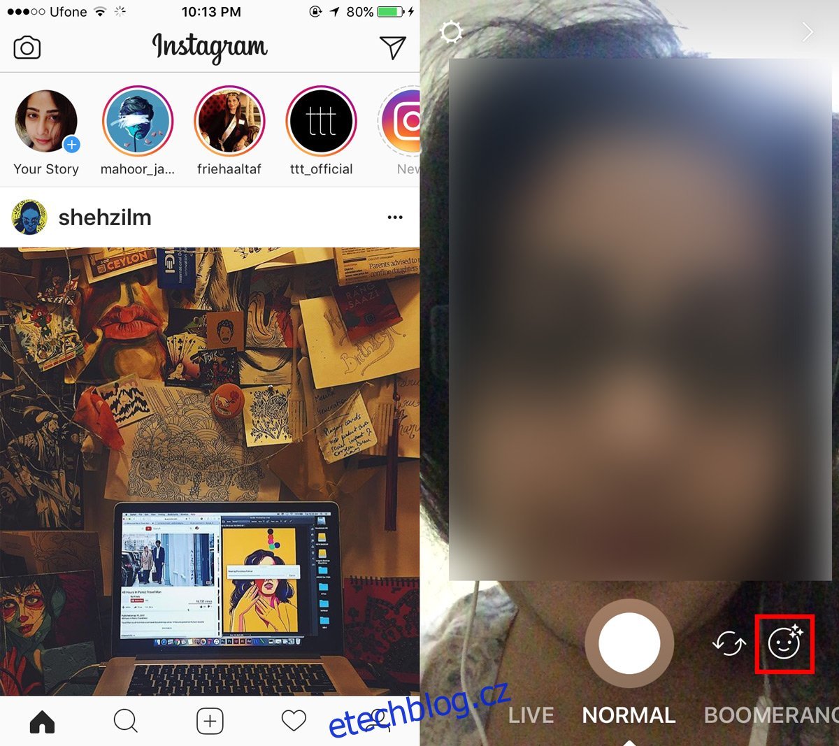 Jak používat obličejové filtry na Instagramu