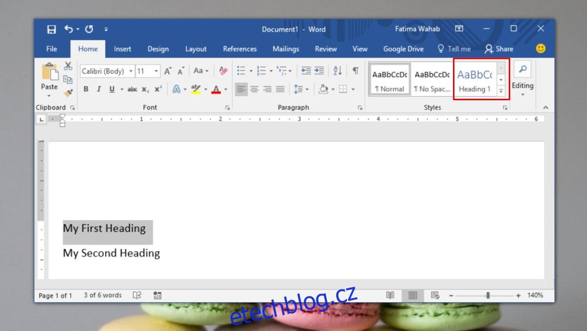 Jak přidat odkazy v dokumentu v MS Word
