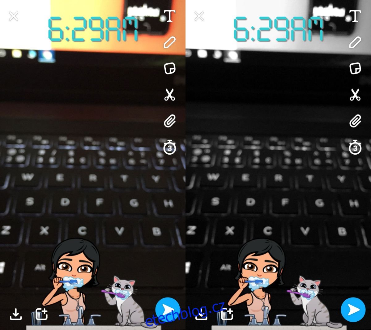 Jak použít dva filtry na jednu fotografii ve Snapchatu