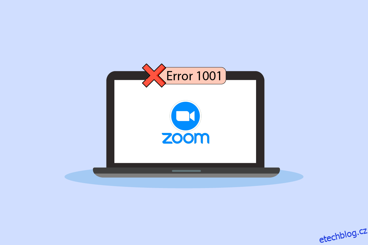 Jak opravit Zoom Error Code 1001 v systému Windows 10