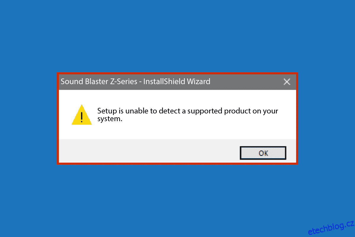 Oprava Creative Sound Blaster Not Detected ve Windows 10