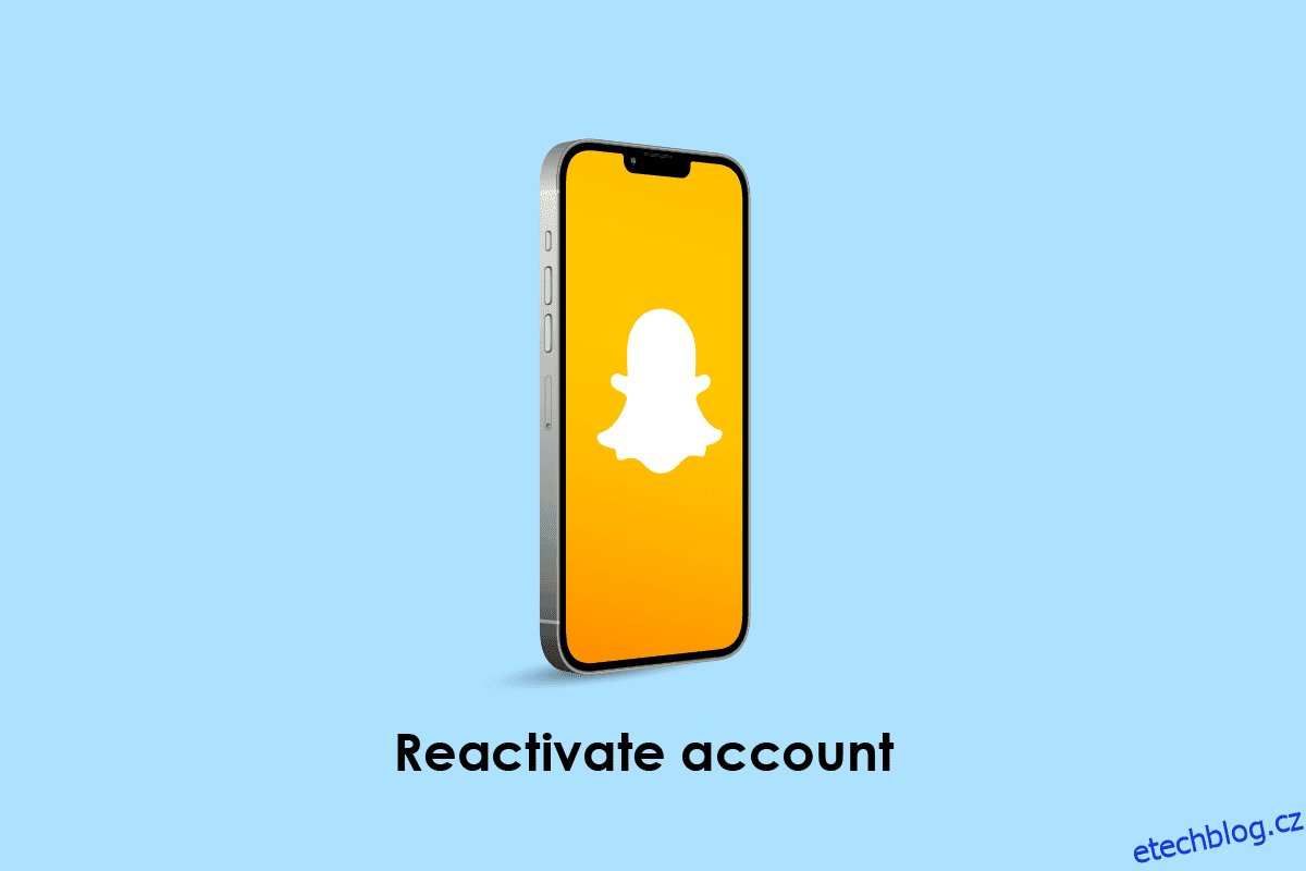 Jak znovu aktivovat účet Snapchat