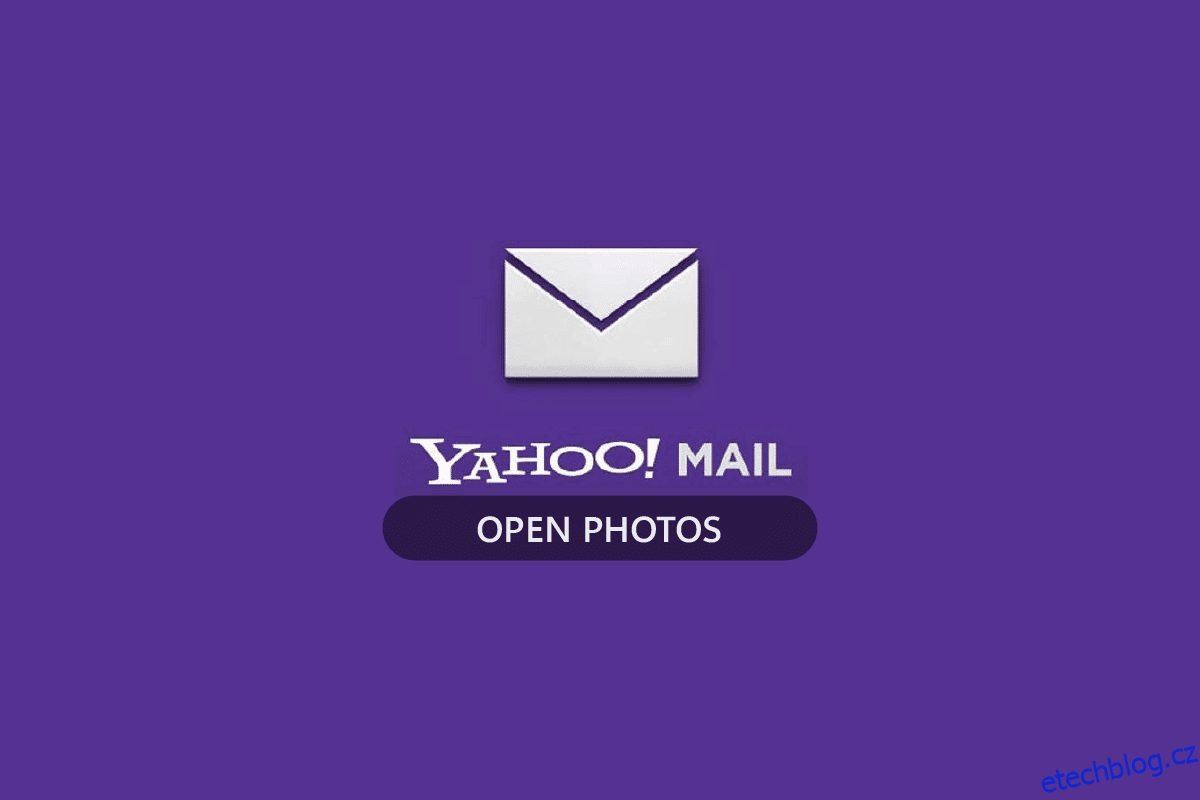 Jak otevřít fotografie Yahoo Mail