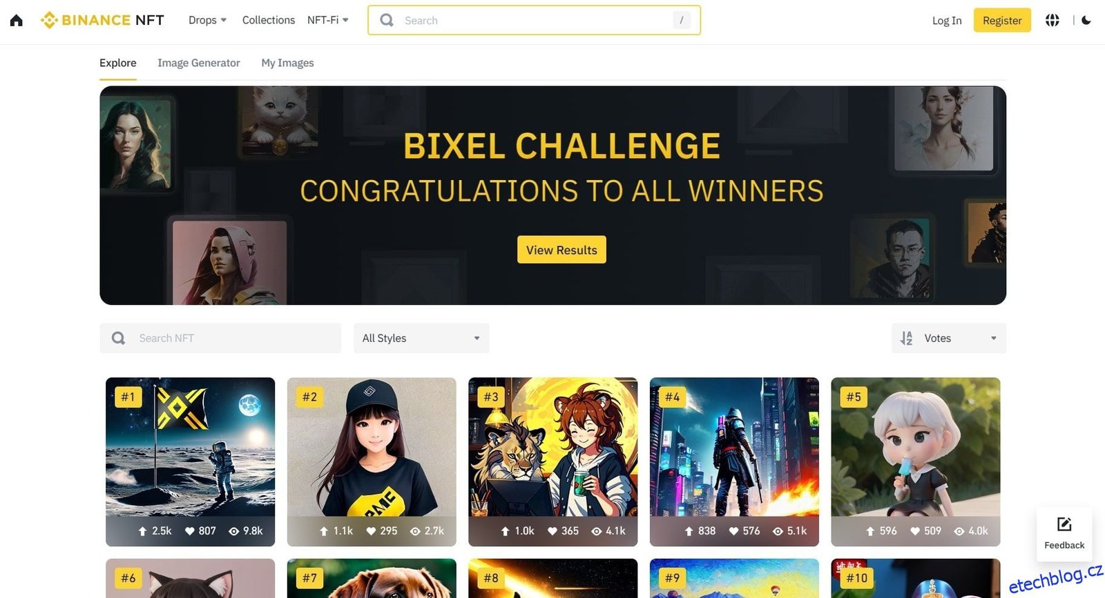 Jak používat Bixel od Binance k ražení NFT generovaných AI