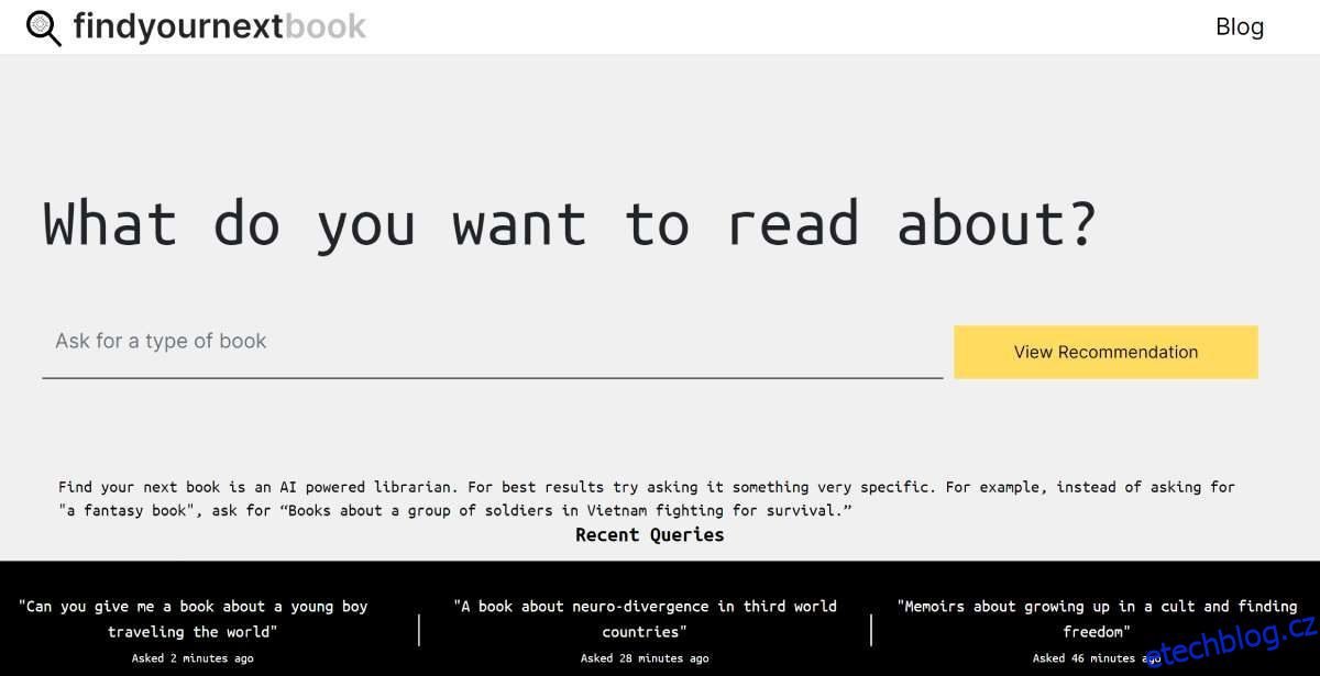 5 stránek a aplikací s doporučujícími knihami s umělou inteligencí, které vám pomohou najít další čtení