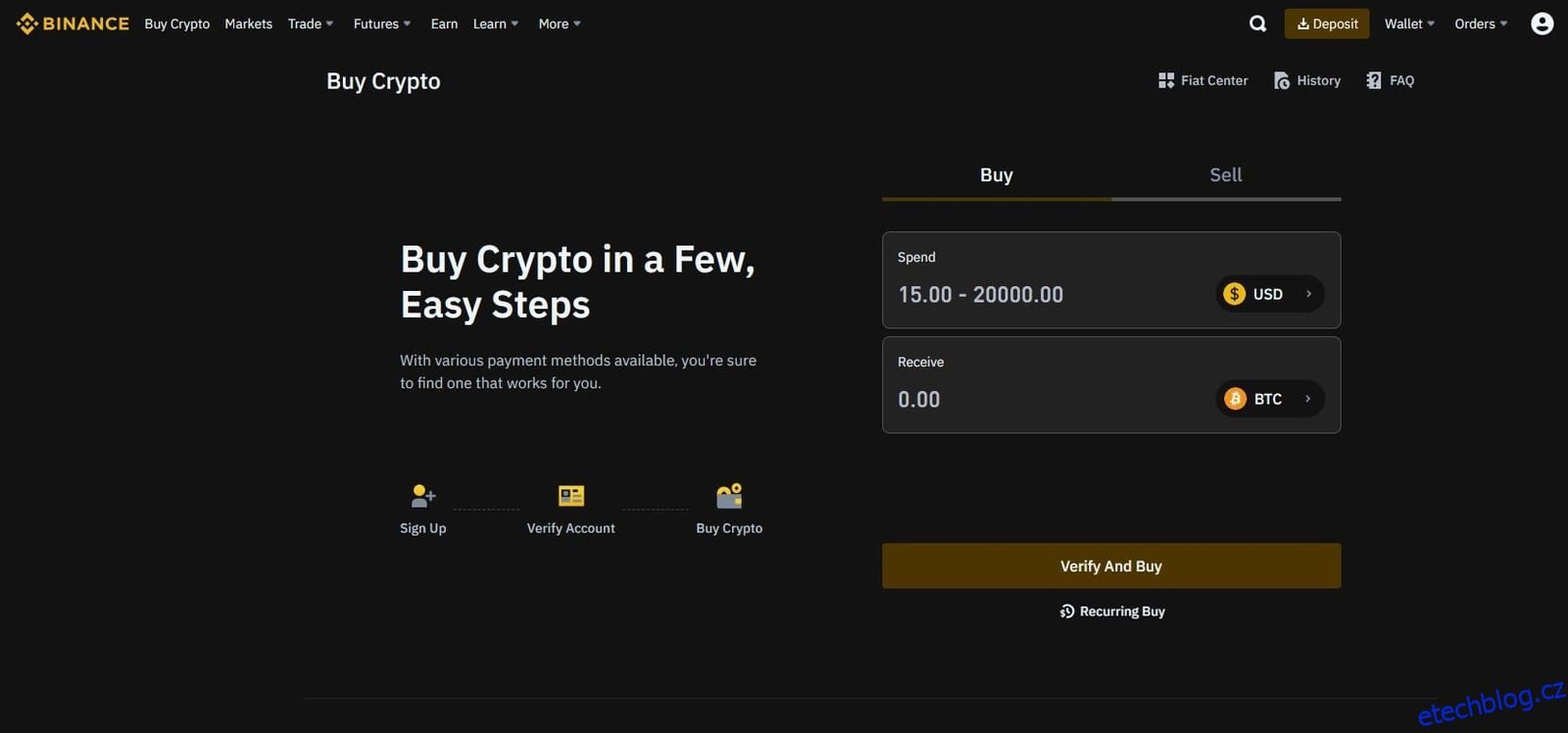 Nejrychlejší způsob, jak převést bitcoiny na dolary pomocí Binance (krok za krokem)